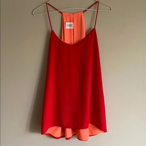 Express Red/Coral Dress Tank